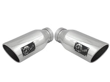 Load image into Gallery viewer, aFe Large Bore-HD 4in 409 Stainless Steel DPF-Back Exhaust w/Polished Tips 15-16 Ford Diesel Truck DPF Back aFe