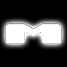 Load image into Gallery viewer, ORACLE Lighting Universal Illuminated LED Letter Badges - Matte Wht Surface Finish - M SEE WARRANTY Light Accessories and Wiring ORACLE Lighting