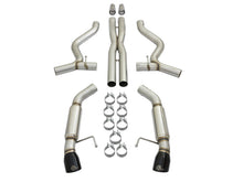 Load image into Gallery viewer, aFe MACHForce XP 3in 304 SS Sport Tone Cat-Back w/ Black Tips 15-17 Ford Mustang V6-3.7L/V8-5.0L Catback aFe