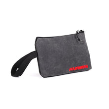 Load image into Gallery viewer, Go Rhino XVenture Gear Zipped Pouch - Large (12in. Wide Pocket / 6.5in. Hand Strap) Canvas - Black Cargo Boxes & Bags Go Rhino