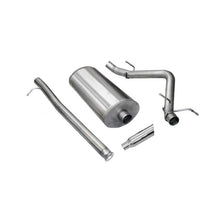 Load image into Gallery viewer, Corsa 2009-2013 Chevrolet Silverado Reg. Cab/Long Bed 1500 4.8L V8 Polished Sport Cat-Back Exhaust Catback CORSA Performance