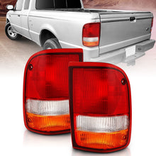 Load image into Gallery viewer, ANZO 1993-1997 Ford Ranger Tail Light Red/Cear (OE) Tail Lights ANZO