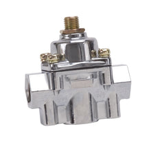 Load image into Gallery viewer, Edelbrock Fuel Pressure Regulator Carbureted 160 GPH 5-10 PSI 3/8In In/Out 3/8In Return Black Fuel Pressure Regulators Edelbrock