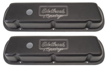 Load image into Gallery viewer, Edelbrock Valve Cover Victor Series Ford 289-302-351W CI V8 Low Black Valve Covers Edelbrock