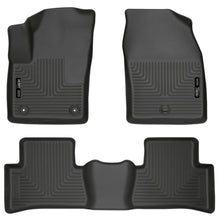 Load image into Gallery viewer, Husky Liners 2018 Toyota CH-R Weatherbeater Black Front & 2nd Seat Floor Liners Floor Mats - Rubber Husky Liners