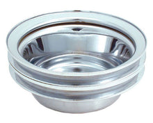 Load image into Gallery viewer, Spectre SB Chevy (w/Long Water Pump) Double Lower Groove Crankshaft Pulley - Chrome Pulleys - Crank, Underdrive Spectre
