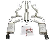 Load image into Gallery viewer, aFe MACHForce XP 3in 304 SS Cat-Back Exhausts w/ Black Tips 15-17 Ford Mustang GT V8-5.0L/V6-3.7L Catback aFe