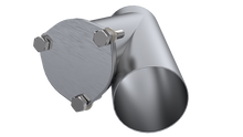 Load image into Gallery viewer, QTP 4in Weld-On QTEC Exhaust Cutout Y-Pipe Y Pipes QTP