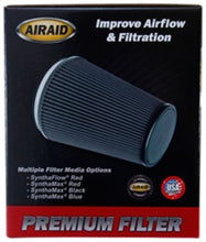 Load image into Gallery viewer, Airaid 10-14 Ford Mustang Shelby 5.4L Supercharged Direct Replacement Filter - Oiled / Blue Media Air Filters - Direct Fit Airaid