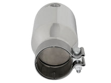 Load image into Gallery viewer, aFe MACH Force-Xp Univ 304 SS Double-Wall Clamp-On Exhaust Tip - Polished - 3in Inlet - 4.5in Outlet Tips aFe