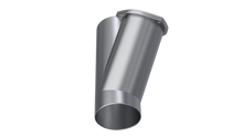 Load image into Gallery viewer, QTP 4in Weld-On QTEC Exhaust Cutout Y-Pipe Y Pipes QTP