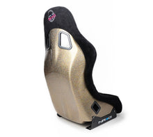 Load image into Gallery viewer, NRG FRP Bucket Seat ULTRA Edition - Medium (Black Alcantara/Gold Glitter Back) Race Seats NRG