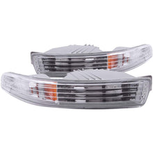 Load image into Gallery viewer, ANZO 1994-1997 Acura Integra Euro Parking Lights Chrome w/ Amber Reflector Lights Corner ANZO