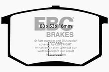 Load image into Gallery viewer, EBC 75-80 Lotus Esprit 2.0 Greenstuff Rear Brake Pads Brake Pads - Performance EBC