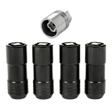 Load image into Gallery viewer, McGard Wheel Lock Nut Set - 4pk. (Cone Seat) M14X2.0 / 13/16 Hex / 2.25in. Length - Black Lug Nuts McGard