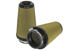 Load image into Gallery viewer, aFe Magnum FLOW Pro GUARD 7 Replacement Air Filter (Pair) F-3.5 / B-5 / T-3.5 (Inv) / H-8in. Air Filters - Universal Fit aFe