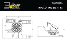 Load image into Gallery viewer, Diode Dynamics SS3 Pro Type SV1 Kit ABL - Yellow SAE Fog Light Accessories and Wiring Diode Dynamics
