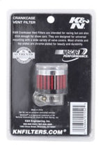 Load image into Gallery viewer, K&N Rubber Base Crankcase Vent Filter - 0.55in Flange ID 1.375in OD 1.125in Height Air Filters - Universal Fit K&N Engineering