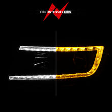 Load image into Gallery viewer, ANZO 11-13 Jeep Grand Cherokee (Factory Halogen Only) Projector Headlights w/Light Bar Swtchbk Black Headlights ANZO