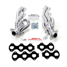 Load image into Gallery viewer, JBA 05-10 Ford F-Series 6.8L 3V V10 1-1/2in Primary Silver Ctd Cat4Ward Header Headers & Manifolds JBA