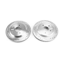 Load image into Gallery viewer, Power Stop 04-09 Cadillac XLR Rear Evolution Drilled & Slotted Rotors - Pair Brake Rotors - Slot & Drilled PowerStop