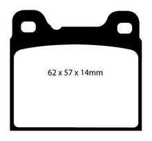 Load image into Gallery viewer, EBC 91-93 Volvo 740 2.3 (ABS) (Girling) Redstuff Rear Brake Pads Brake Pads - Performance EBC