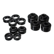 Load image into Gallery viewer, Energy Suspension 2005-07 Ford F-250/F-350 SD 2/4WD Reg Cab Body Mount Set - Black Bushing Kits Energy Suspension