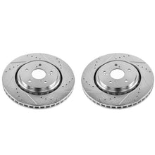 Load image into Gallery viewer, Power Stop 14-16 Acura MDX Front Evolution Drilled & Slotted Rotors - Pair Brake Rotors - Slot & Drilled PowerStop