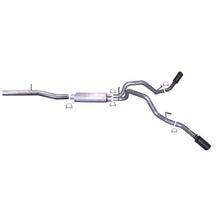 Load image into Gallery viewer, Gibson 14-18 GMC Sierra 1500 Denali 6.2L 3.5in/2.25in Cat-Back Dual Extreme Exhaust - Black Elite Catback Gibson