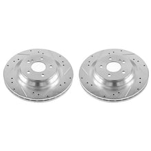 Load image into Gallery viewer, Power Stop 09-14 Mercedes-Benz CL550 Rear Evolution Drilled & Slotted Rotors - Pair Brake Rotors - Slot & Drilled PowerStop