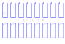 Load image into Gallery viewer, King GM 265CI 4.3L V8/283CI 4.7L V8/302CI 5.0L V8 (Size STD) Tri-Metal Performance Rod Bearing Set Bearings King Engine Bearings