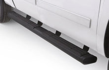 Load image into Gallery viewer, Lund 07-17 Chevy Silverado 1500 Crew Cab 6in. Oval Straight Black Nerf Bars - Black Nerf Bars LUND