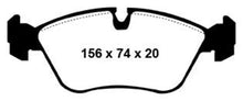 Load image into Gallery viewer, EBC 93-97 Volvo 850 2.3 Turbo Yellowstuff Front Brake Pads Brake Pads - Performance EBC