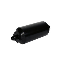 Load image into Gallery viewer, Aeromotive AER12347 Aeromotive In-Line Filter - (AN-6 Male) 10 Micron Fabric Element Bright Dip Black Finish