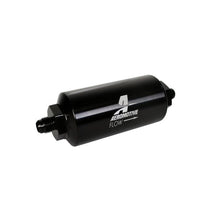 Load image into Gallery viewer, Aeromotive AER12345 Aeromotive In-Line Filter - (AN-6 Male) 10 Micron Microglass Element Bright Dip Black Finish