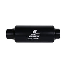 Load image into Gallery viewer, Aeromotive AER12343 Aeromotive In-Line Marine Filter - AN-12 - 40 Micron SS Element - Black Hardcoat Finish