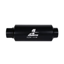 Load image into Gallery viewer, Aeromotive AER12343 Aeromotive In-Line Marine Filter - AN-12 - 40 Micron SS Element - Black Hardcoat Finish