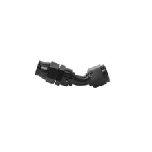 Load image into Gallery viewer, Aeromotive AER15354 Aeromotive PTFE Hose End - AN-08 - 45 Deg - Black Anodized