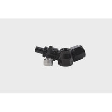Load image into Gallery viewer, Aeromotive AER15354 Aeromotive PTFE Hose End - AN-08 - 45 Deg - Black Anodized