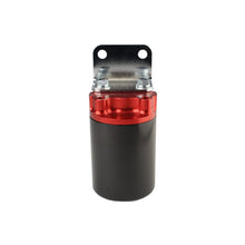 Load image into Gallery viewer, Aeromotive AER12317 Aeromotive SS Series Billet Canister Style Fuel Filter Anodized Black/Red - 10 Micron Fabric Element