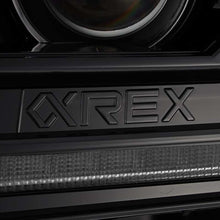 Load image into Gallery viewer, AlphaRex 12-15 Toyota Tacoma LUXX LED Projector Headlights Plank Style Alpha Black w/DRL Headlights AlphaRex