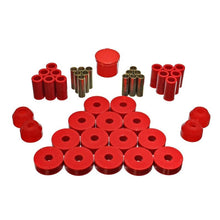 Load image into Gallery viewer, Energy Suspension 55-75 Jeep CJ5/CJ6 Red Hyper-Flex Master Bushing Set Bushing Kits Energy Suspension