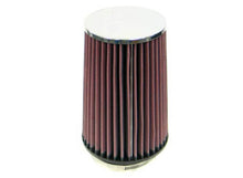 Load image into Gallery viewer, K&N Universal Chrome Filter 3 1/2 inch FLG / 5 1/2 inch Bottom / 4 1/2 inch Top / 8 inch Height Air Filters - Universal Fit K&N Engineering