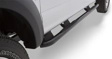 Load image into Gallery viewer, Lund 2019 RAM 1500 Crew Cab 3in. Round Bent Steel Nerf Bars - Black Nerf Bars LUND