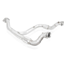 Load image into Gallery viewer, Stainless Works 15-18 F-150 3.5L Downpipe 3in High-Flow Cats Y-Pipe Factory Connection Downpipes Stainless Works