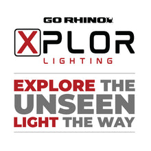 Load image into Gallery viewer, Go Rhino Xplor Bright Series Rectangle LED Spot Light Kit (Surface/Thread Stud Mnt) 4x3 - Blk (Pair) Light Bars & Cubes Go Rhino