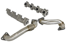 Load image into Gallery viewer, aFe AFE48-34009-PK aFe 01-04 GM V8-6.6L LB7 Twisted Steel Manifold w/ Up Pipe