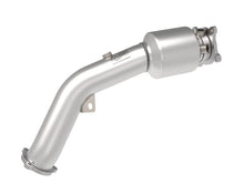 Load image into Gallery viewer, aFe AFE48-36410-YC aFe 09-16 Audi A4/A5 (B8) L4-2.0L (t) Twisted Steel 3in. Downpipe - 304 Stainless w/ Cat