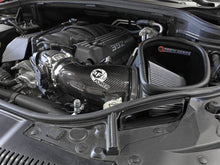 Load image into Gallery viewer, aFe AFE57-10014D aFe 12-21 Jeep Grand Cherokee 6.4L Track Series Carbon Fiber Cold Air Intake w/Pro Dry S Filter