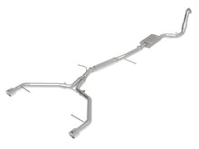 Load image into Gallery viewer, aFe AFE49-36420-P aFe 17-19 Audi A4 (B9) MACH Force-Xp 3in to 2.5in 304 SS Cat-Back Exhaust System-Dual Polished Tips